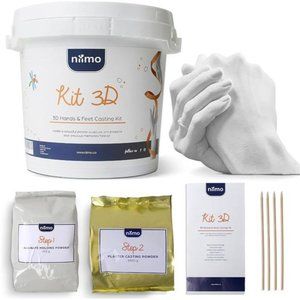Hand Casting Kit Couples  - Plaster Hand Mold Casting Kit